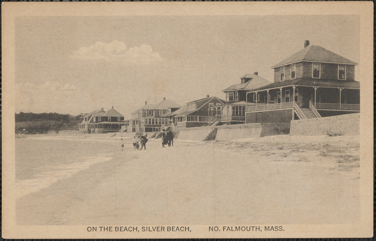 On the Beach, Silver Beach, No. Falmouth, Mass.