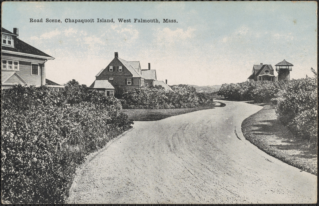 Road Scene, Chapaquoit Island, West Falmouth, Mass.