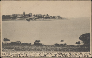 Chapoquoit Island and Harbor Entrance, West Falmouth, Mass.