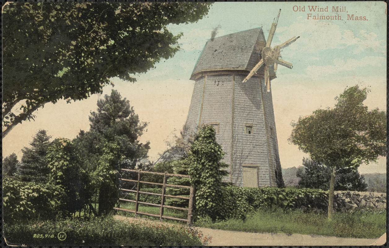 Old Wind Mill, Falmouth, Mass.