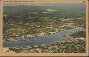 Aerial View, Falmouth Harbor, Mass.
