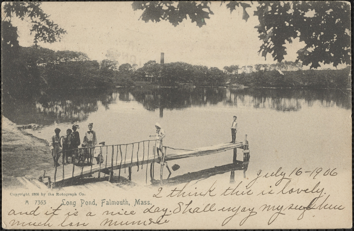 Long Pond, Falmouth, Mass. Digital Commonwealth
