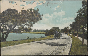 Mill Road with horse drawn vehicle