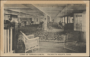 Lobby of Terrace Gables, Falmouth Heights, Mass.