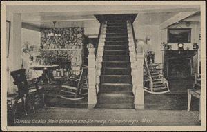 Terrace Gables Main Entrance and Stairway, Falmouth Hgts., Mass.