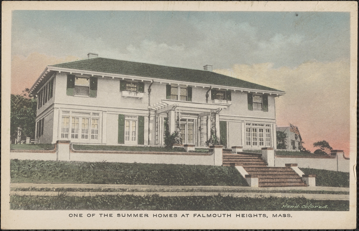 One of the Summer Homes at Falmouth Heights, Mass. Digital Commonwealth