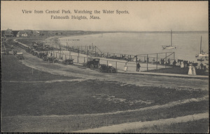 View from Central Park, Watching the Water Sports, Falmouth Heights, Mass.