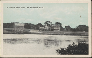 A View of Trout Pond, No. Falmouth, Mass.
