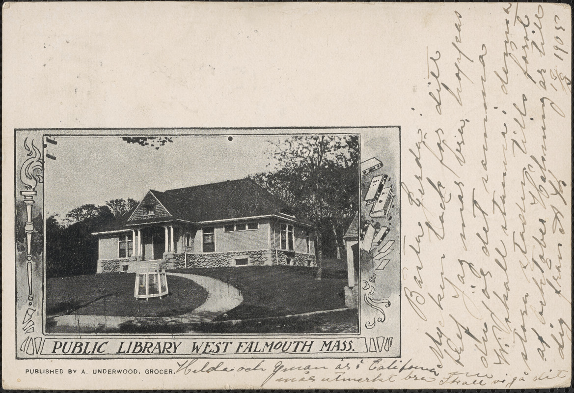 Public Library West Falmouth Mass. Digital Commonwealth