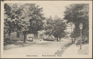 Street Scene, West Falmouth, Mass.