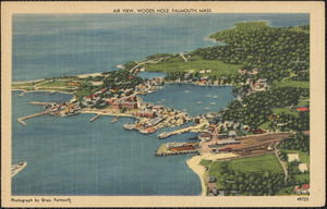 Air View, Woods Hole, Falmouth, Mass.
