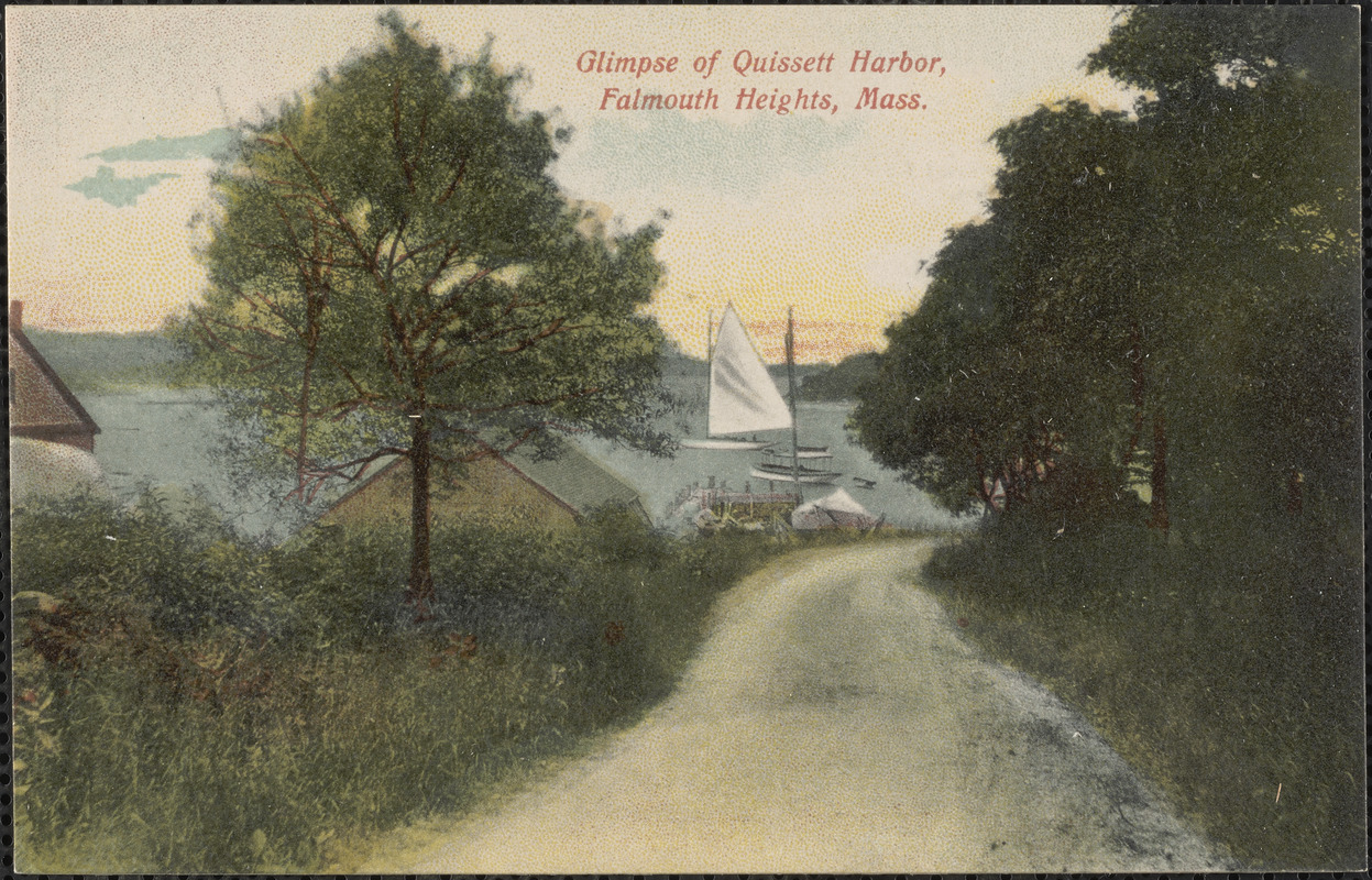 Glimpse of Quissett Harbor, Falmouth Heights, Mass.