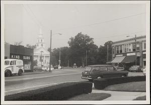 View of Post Office Square, looking east towards the Unitarian Church