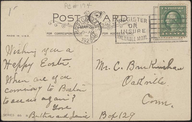 Easter postcard
