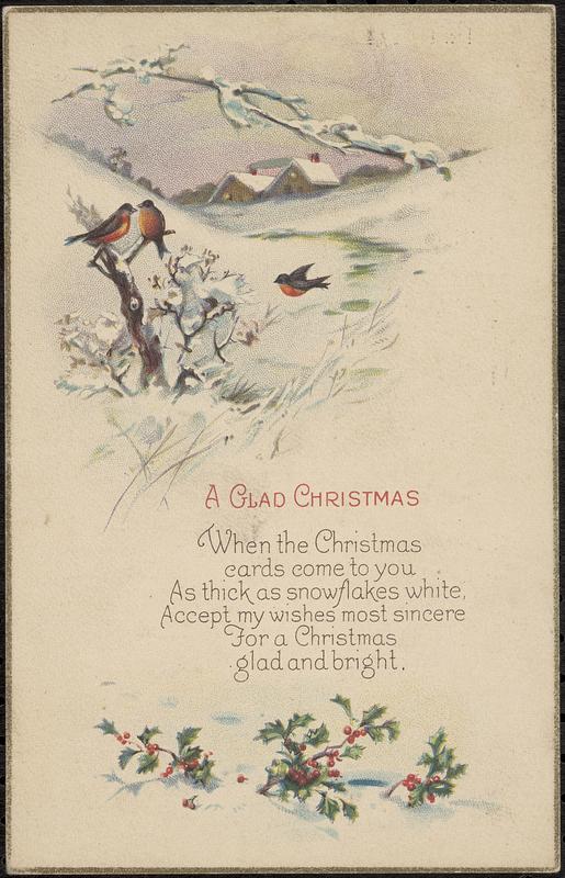 Christmas postcard