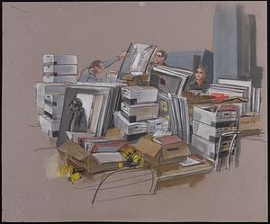 Courtroom scene