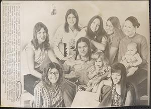 Polygamist family portrait