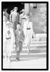 Wedding, daughter of Mrs. Richard Howard taken at Presentation Church Oak Sq. Brighton