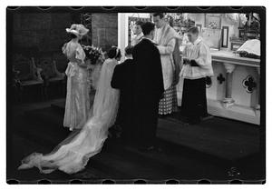 Wedding Will. Ryan of Maker St. Brig. at Brookline with Fr. Dowd