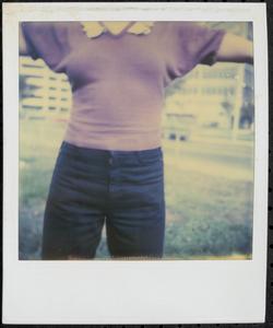 Woman with arms outstretched