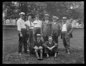 Metropolitan Water Works Miscellaneous, group, of 8 men, Mass., ca. 1900-1919