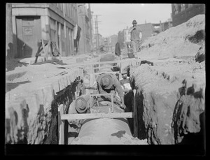 Distribution Department, Low Service Pipe Lines?, Section 46?, Park Street area?, Chelsea, Mass., ca. 1919