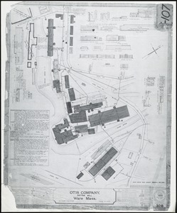 Otis Company, Cotton Mill, Ware, Mass. [insurance map]