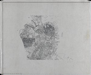 Outline map of Boston