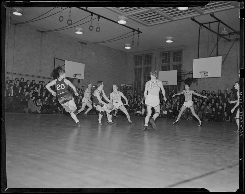 Basketball game, ca. 19401941 Digital Commonwealth