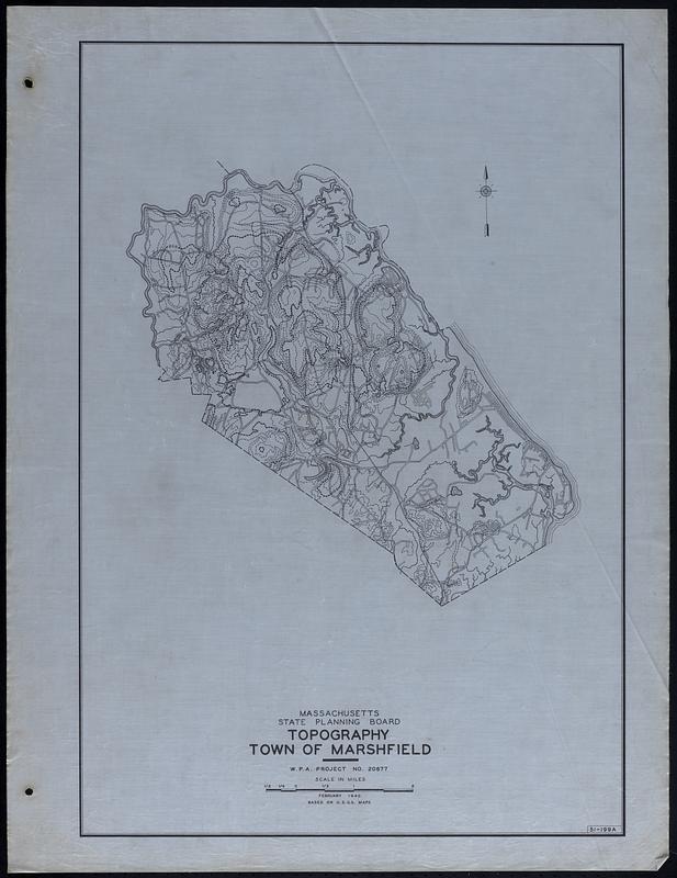 Topography Town of Marshfield Digital Commonwealth