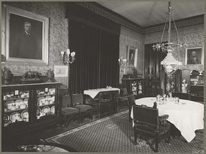 Boston, William Crowninshield Endicott House, interior, dining room