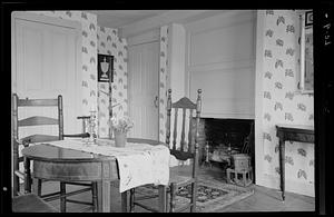 Interior, Washington room, Munroe Tavern, Lexington