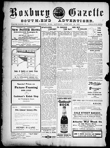 Roxbury Gazette and South End Advertiser, February 22, 1913