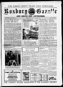 Roxbury Gazette and South End Advertiser, December 16, 1949