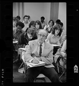 78-year-old man is a full-time student at Suffolk Univ., Beacon Hill, Boston