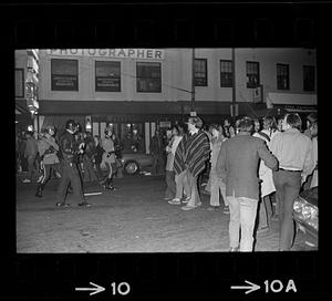 Harvard Square anti-war riot