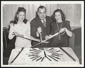 Irene O’Leary. Peter Christy. Marie Emery of Cambridge. At Coach Grill 22 Boylston St. Cambridge