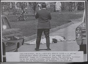 Hatchet murder scene
