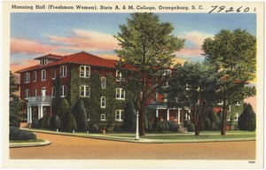 Manning Hall (Freshman Women), State A. & M. College, Orangeburg, S. C.