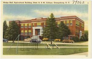 Hodge Hall, Agricultural Building, State A. & M. College, Orangeburg, S. C.
