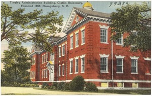 Tingley Administration building, Claflin University, founded 1869, Orangeburg, S. C.