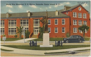 World War Memorial, U.S. Marine Barracks, Parris Island, S. C.