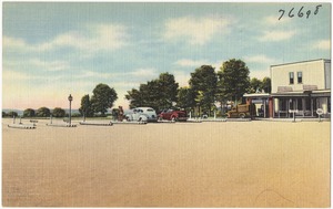 Main gate, Marine Corps Recruit Depot, Parris Island, S. C.