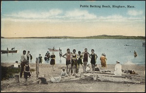 Public bathing beach, Hingham, Mass.