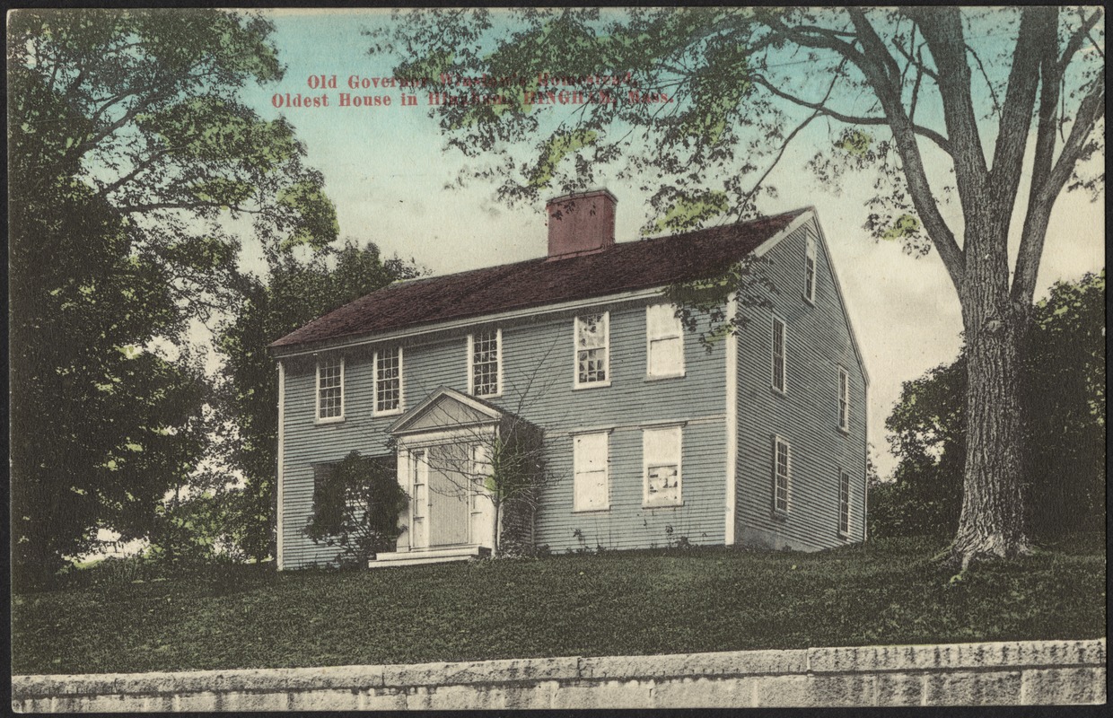 Old Governor Winslow's Homesteadoldest house in Hingham, Hingham, Mass