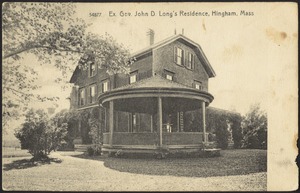Ex Gov. John D. Long's residence, Hingham, Mass