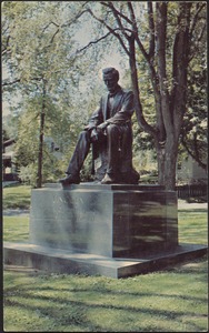 Lincoln memorial monument, Hingham, Mass.