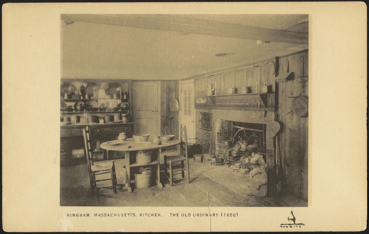 Hingham, Massachusetts kitchen. The Old Ordinary (1650)