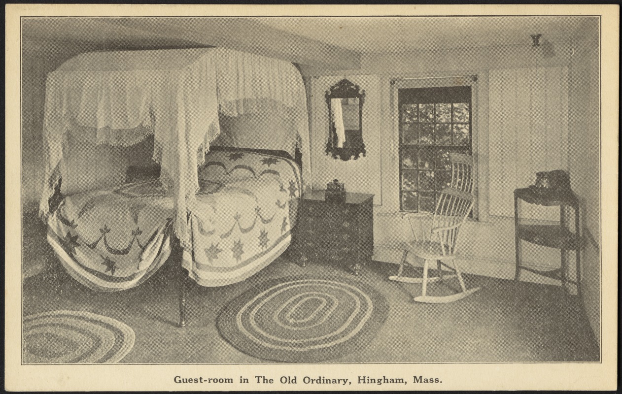 Guest-room in the Old Ordinary, Hingham, Mass.