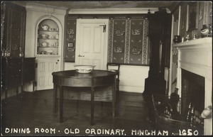 Dining room-Old Ordinary. Hingham 1650